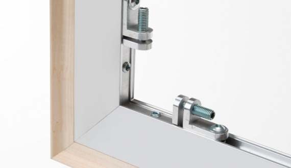 Hoekverbinding van het Alu-Frame spieraamsysteem